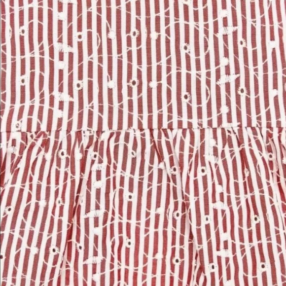 ❤️ NWT ZARA EMBROIDERED STRIPED DRESS 4387/033 - Picture 5 of 8